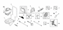 Main Unit Diagram and Parts List for 020338-0  Briggs and Stratton Pressure Washer